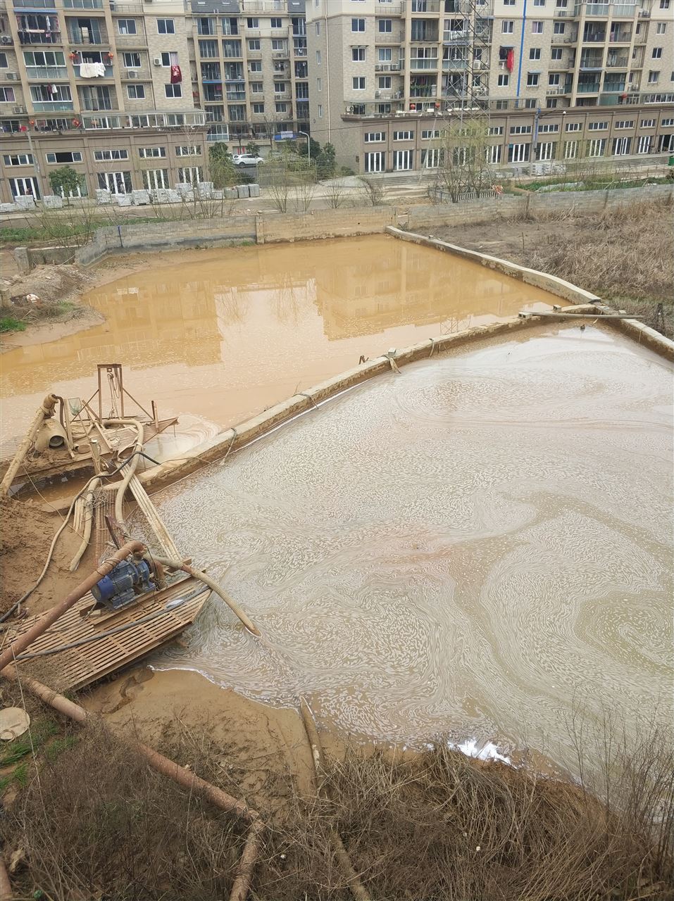 君山沉淀池淤泥清理-厂区废水池淤泥清淤