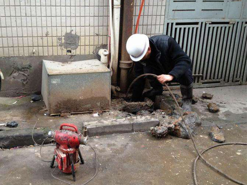 君山疏通下水道-洗菜池疏通